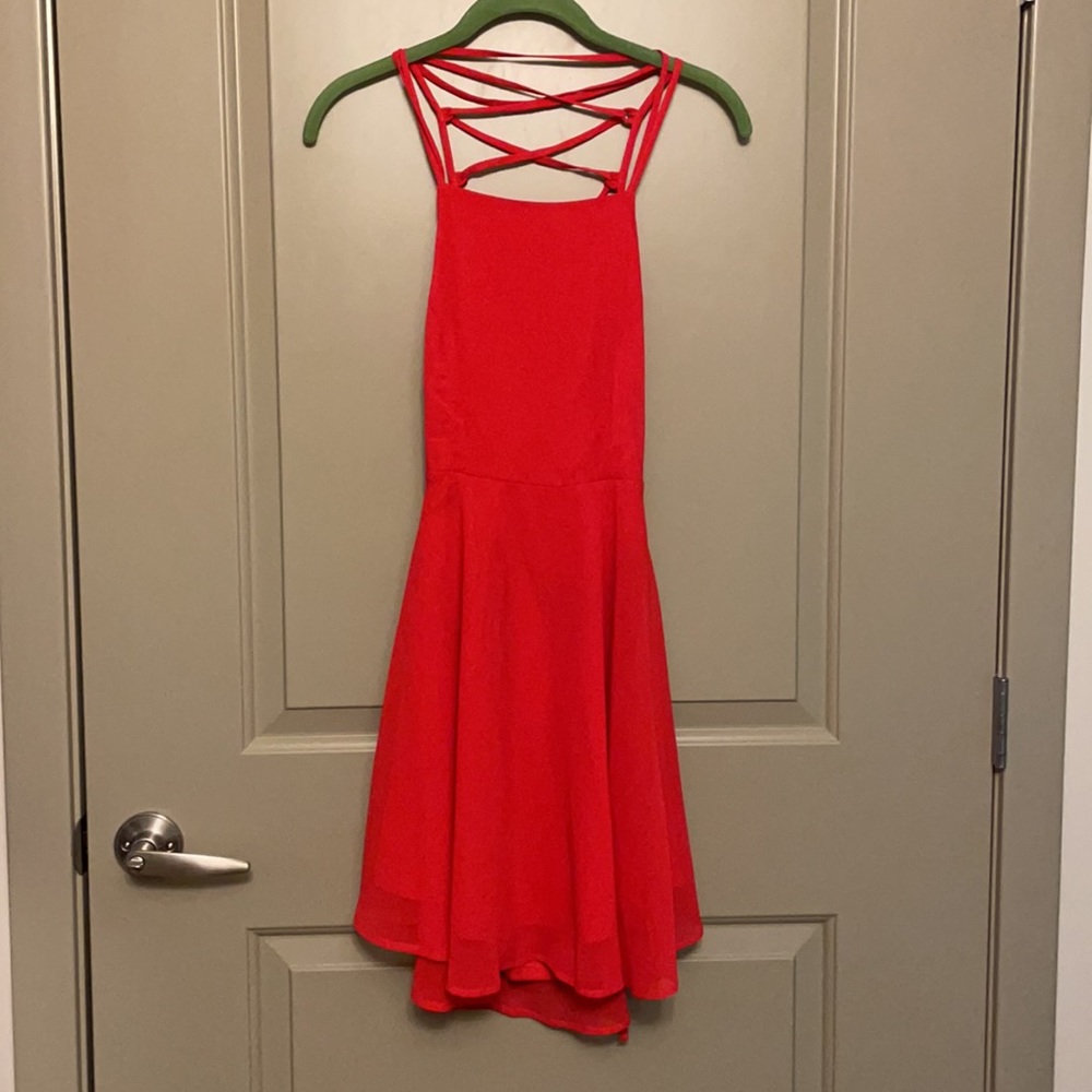Lulus Good Deed lace up dress